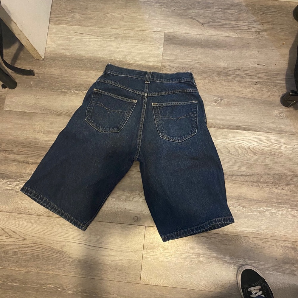 anchor blue baggy shorts